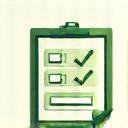 Icon van projectmanagement duurzame energie