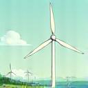 Icon van windturbine advies